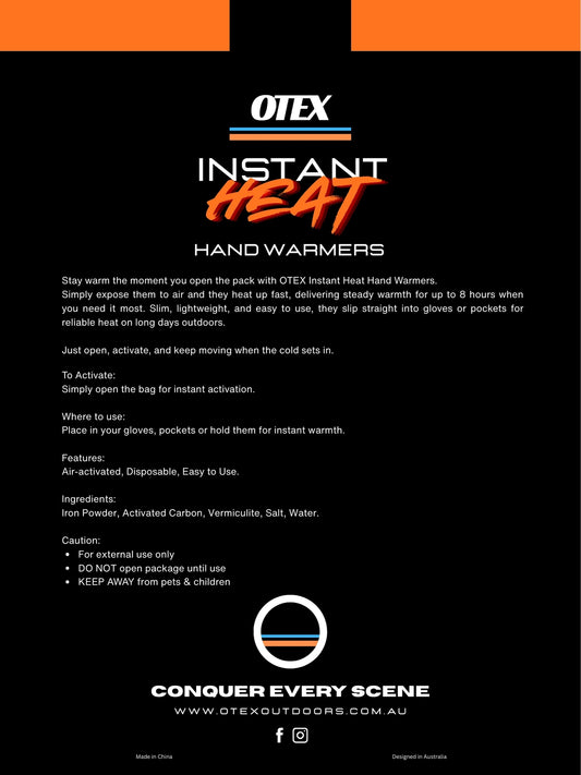 Instant Heat Disposable Hand Warmers